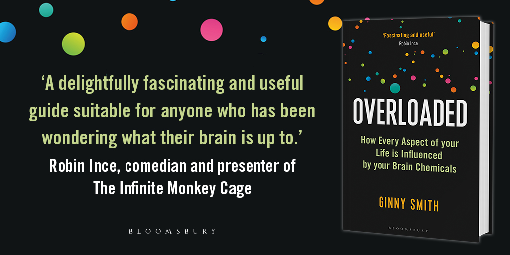 OVERLOADED is out TODAY!

@GinnySmithSci explores the important chemicals that run our brains and the roles they play in all aspects of our experiences, from how we make decisions, what we remember to basic survival drives such as hunger, fear and sleep.
bit.ly/3rLIWPO