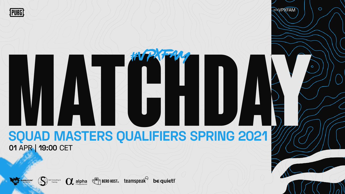 vuptrox's tweet photo. πΉα΄α΄ΚΙ’ α΄α΄ΙͺΙ΄πΉ
Today its Round 2 of the Squad Masters Qualifiers Spring 2021. It starts today at 19:00 CEST! πͺ
Tune in and support our Team!
β°:19:00 Uhr
πΊ:https://t.co/78QZjREgwH
π©πͺ@VPX_InfiniTy
π©πͺ@BeeeRusss
π§π¦#MarkovicKING
π·πΈ@Chilly984
#VPXFAM #VPXWIN https://t.co/rf9x1fcWWu