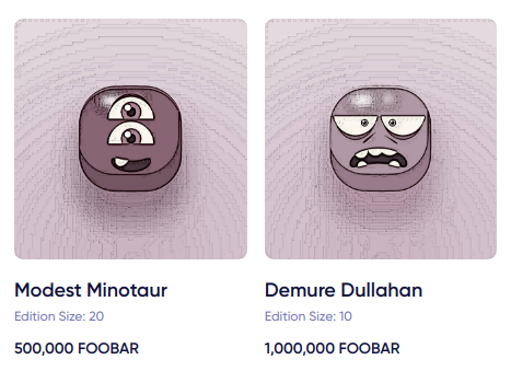 Dropped the most rare #NFTs of the Lite Monsters NFTs collection.🔥

1x Demure Dullahan for 1M.
2x Modest Minotaur for 500k each.

They won't stay up for long. If not sold, I'll delist them at the end of April 1st.

Will someone be able to snatch at least one of them?