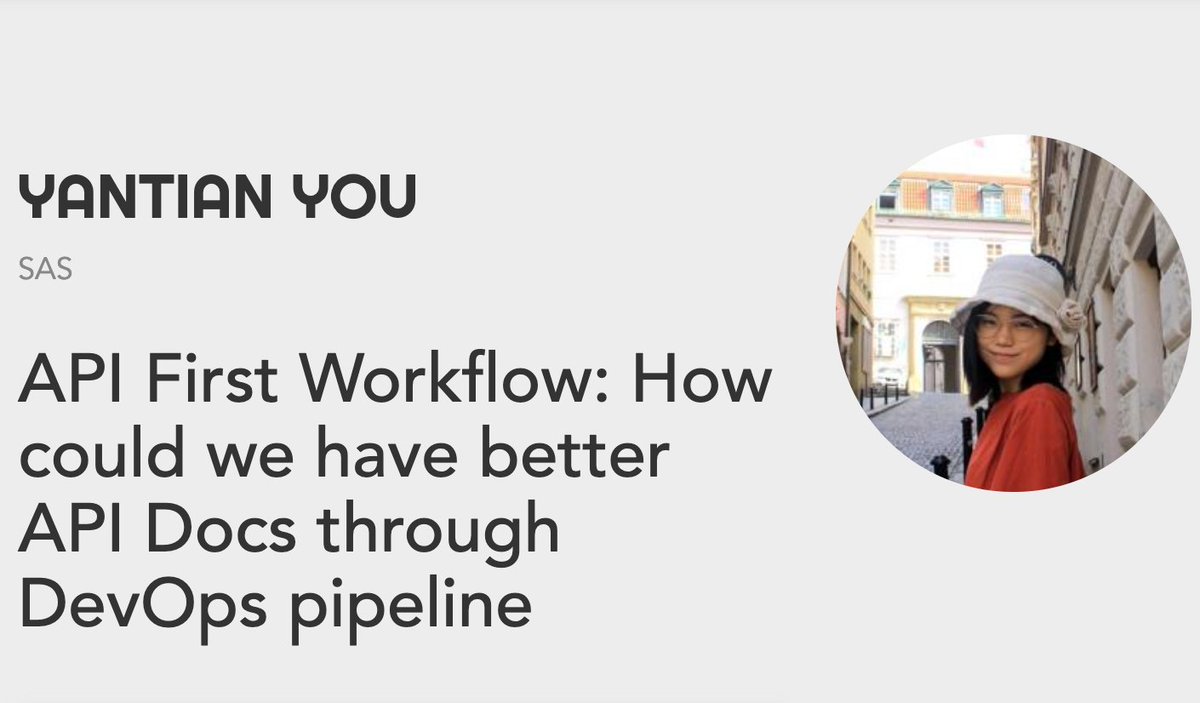 APItheDocs's tweet image. Join Yantian You at #APItheDocsVirtual on 14 April and learn about how to make your #APIDocumentation better with building a proper #DocOps pipeline!
Sign up now, don't miss out: eventbrite.com/e/api-the-docs…
#DevOps #CICD #APITheDocs #APIDocs  #WriteTheDocs