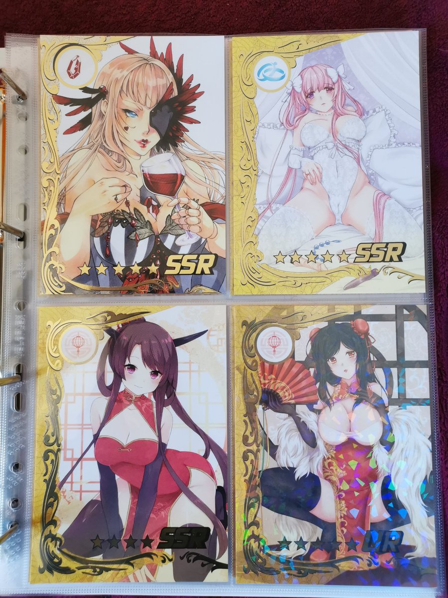 KiraMia on Twitter: "Mein @waifu_cards Ordner ist da und meine Karten haben  auch schon direkt Platz genommen 😍 Das Projekt ist von der lieben  @Pantsu_Chii. (1/3) #waifucards #animewaifu #tradingcards #artcollector  #collectorcards #sammelkarten #