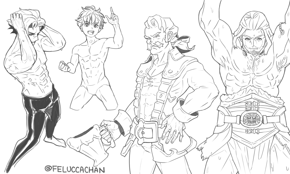 楽しく描けた💪 