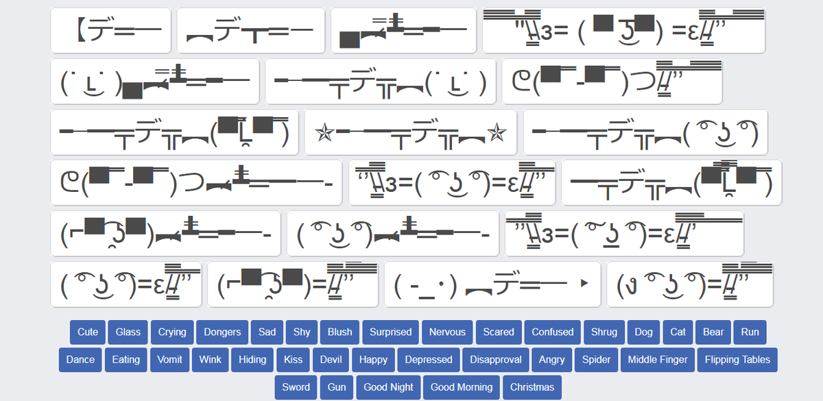lennyfacelist's tweet photo. Cute list of #gun, #shooter, #chad, #pervert, #awp, #sniper, #Lenny, #guns, #lennygun, #weapon #Lennyface #textfaces #emoticons #kawaiifaces
https://t.co/ZrI4sUjFrZ https://t.co/BNNhp2iyGb