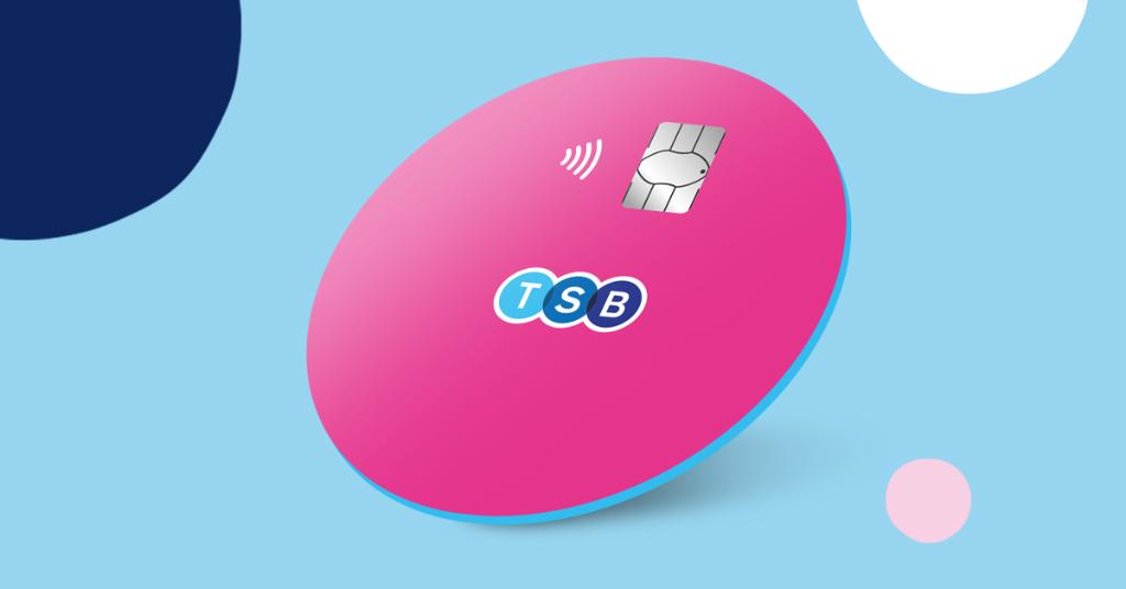TSB's tweet photo. Introducing our new Round It Up debit card:
🤓 Featuring RightWayRound™️ technology, impossible to insert incorrectly
👛 Snag-free in your purse or wallet
🔵 Contactless, corner-less &amp; fool-proof
💪🏼 Tough &amp; durable, doubles up as a coaster or mini frisbee
#LifeMadeMore https://t.co/8Vw6LHXD0U