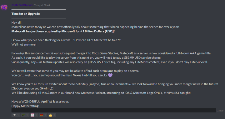 MatecraftServer's tweet photo. 🚨 Big News Today! 🚨 https://t.co/7ggDW9YvfJ
