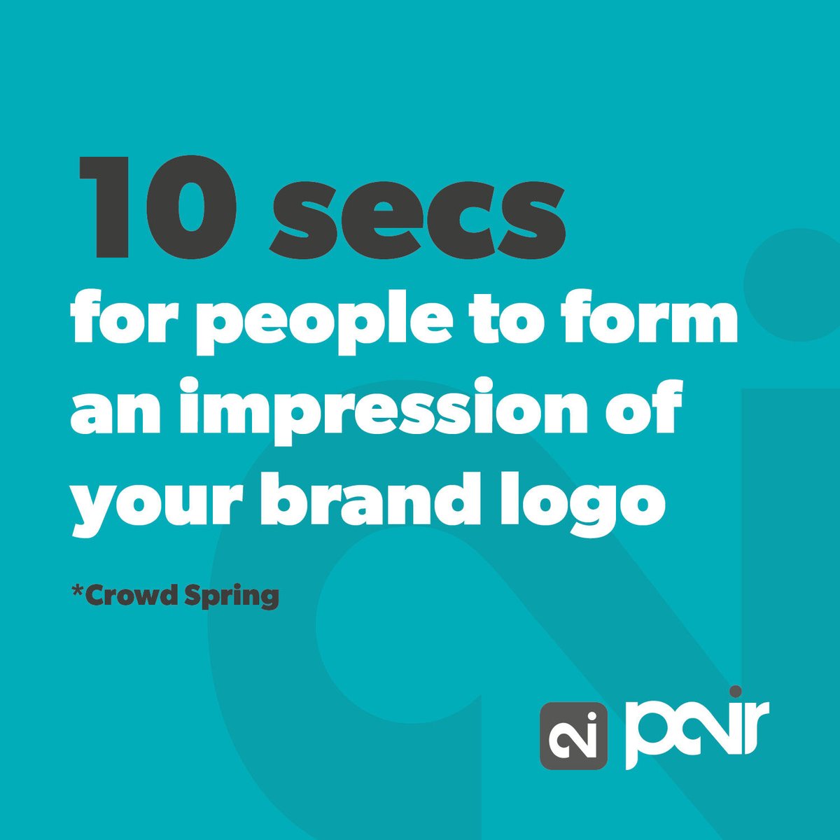 pair_creative's tweet image. Do you agree with this?

10 seconds seems quite a long time to us if you actually time yourself. Maybe people are trying to spot the hidden meaning within some logos, who knows?

#designstats #graphicdesign #webdesign #websites #designagency #logodesign #cumbria #barrowinfurness