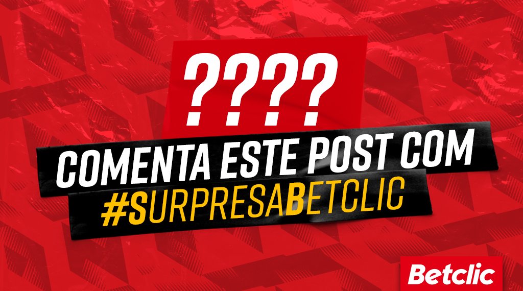 BetclicPortugal's tweet photo. 🎁 Hoje é dia da Surpresa e a Betclic tem umas quantas escondidas para ti!

➡️ Dá RT
➡️ Comenta com #SurpresaBetclic + Username

1 participação por utilizador. 
Passatempo termina às 13h00. https://t.co/HGp4XmdbLO