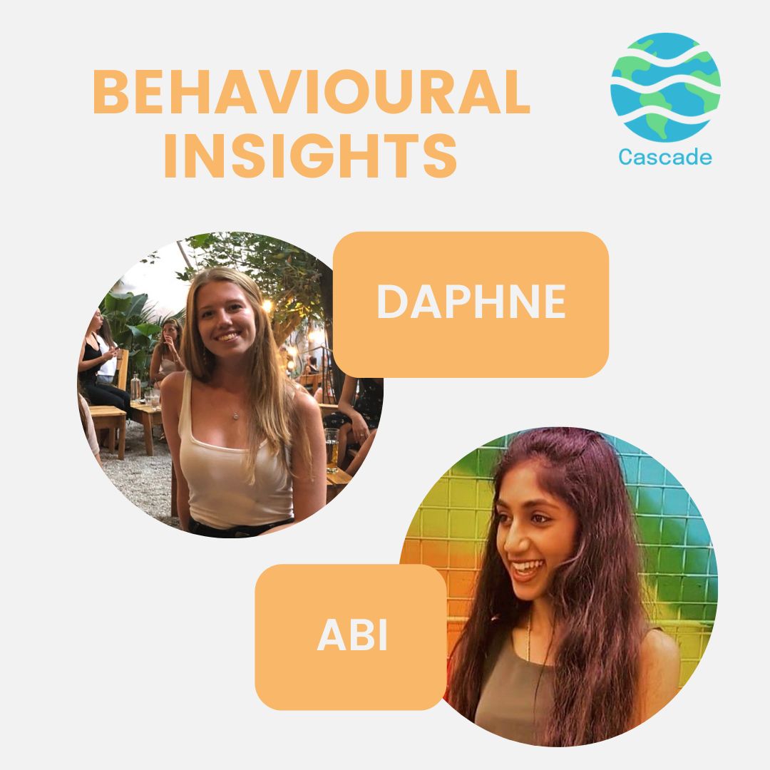 Introducing our behavioural insights team leaders Daphne &amp; Abi 
Our Behavioural Insights team works on how users interact with the app. We want to understand the motivations, challenges &amp; values of our target market to ensure our app is tailored to be a useful tool in their lives
