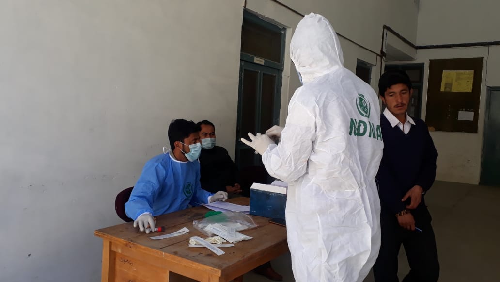 DeputyKharmang's tweet photo. @RandhawaAli Sample collection started for PCR test from different educational institutions of District Kharmang https://t.co/6RM4gTnvsl