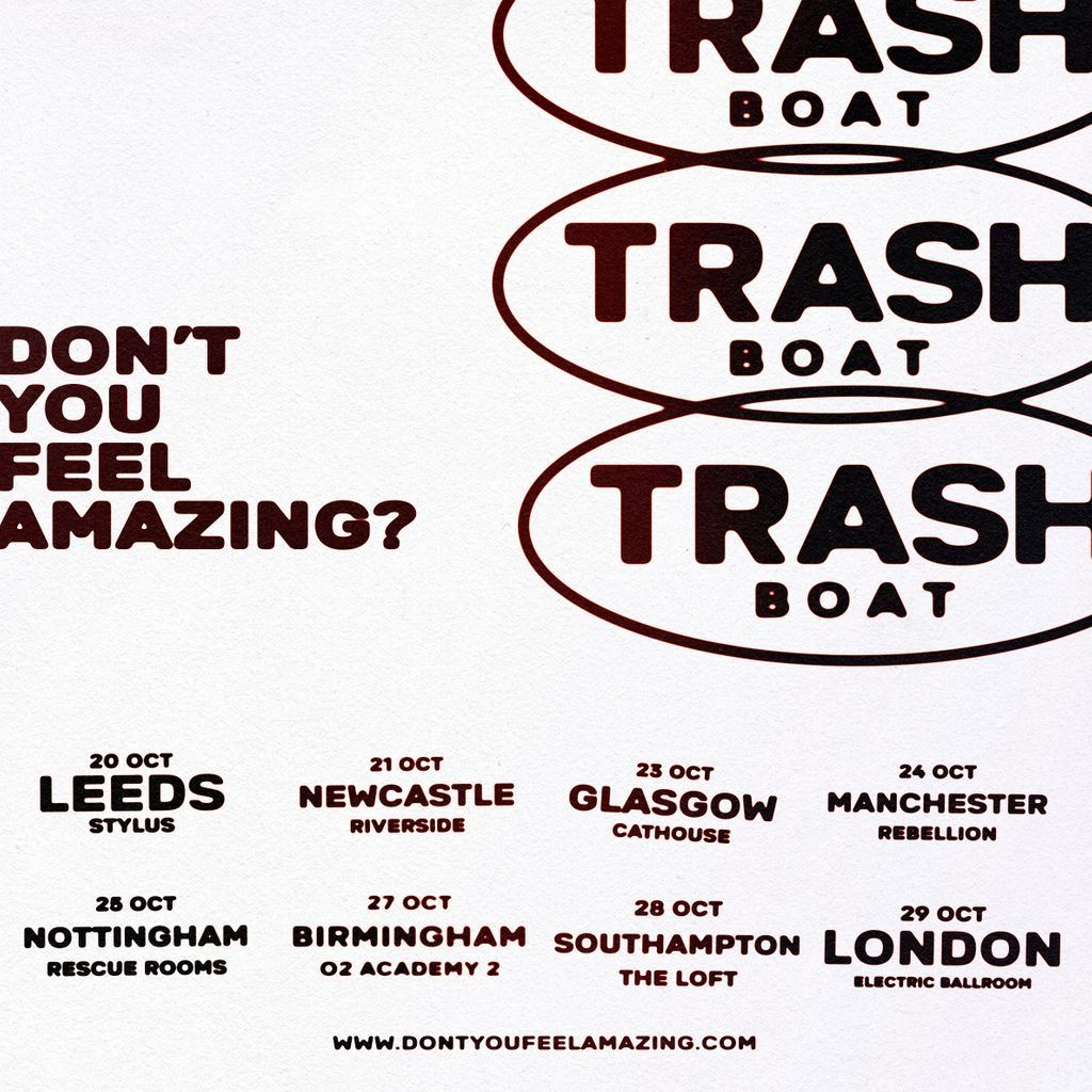 Trash Boat Tour Poster News Report