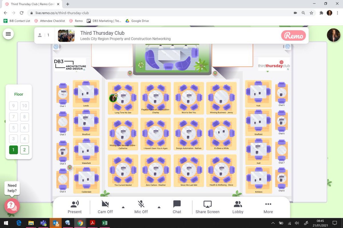 We’re back on Twitter! Remember our virtual events now run every Third Thursday on the Remo platform. Can members please email rachel@ad-hoc-admin.co.uk to book a place on the attendee list and receive a joining link. Thank you and see you all soon 🙂 #constructionnetworking