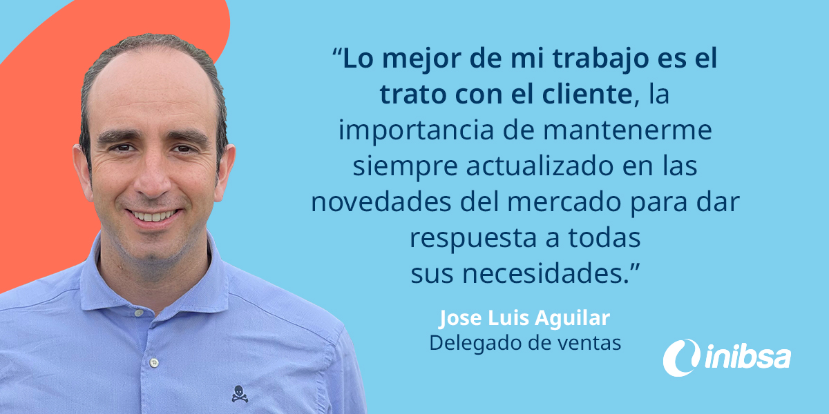 inibsadental's tweet photo. “Lo mejor de mi trabajo es el trato con el cliente y estar siempre actualizado”, José Luis Aguilar, delegado de ventas de #Inibsa.🥰 Para él, la calidad y garantía de nuestros productos ¡nos hacen especiales! 💯
“Soy feliz porque ofrezco lo mejor a los pacientes”. 🤗 ¿Y tú? https://t.co/s4C3XlkQis