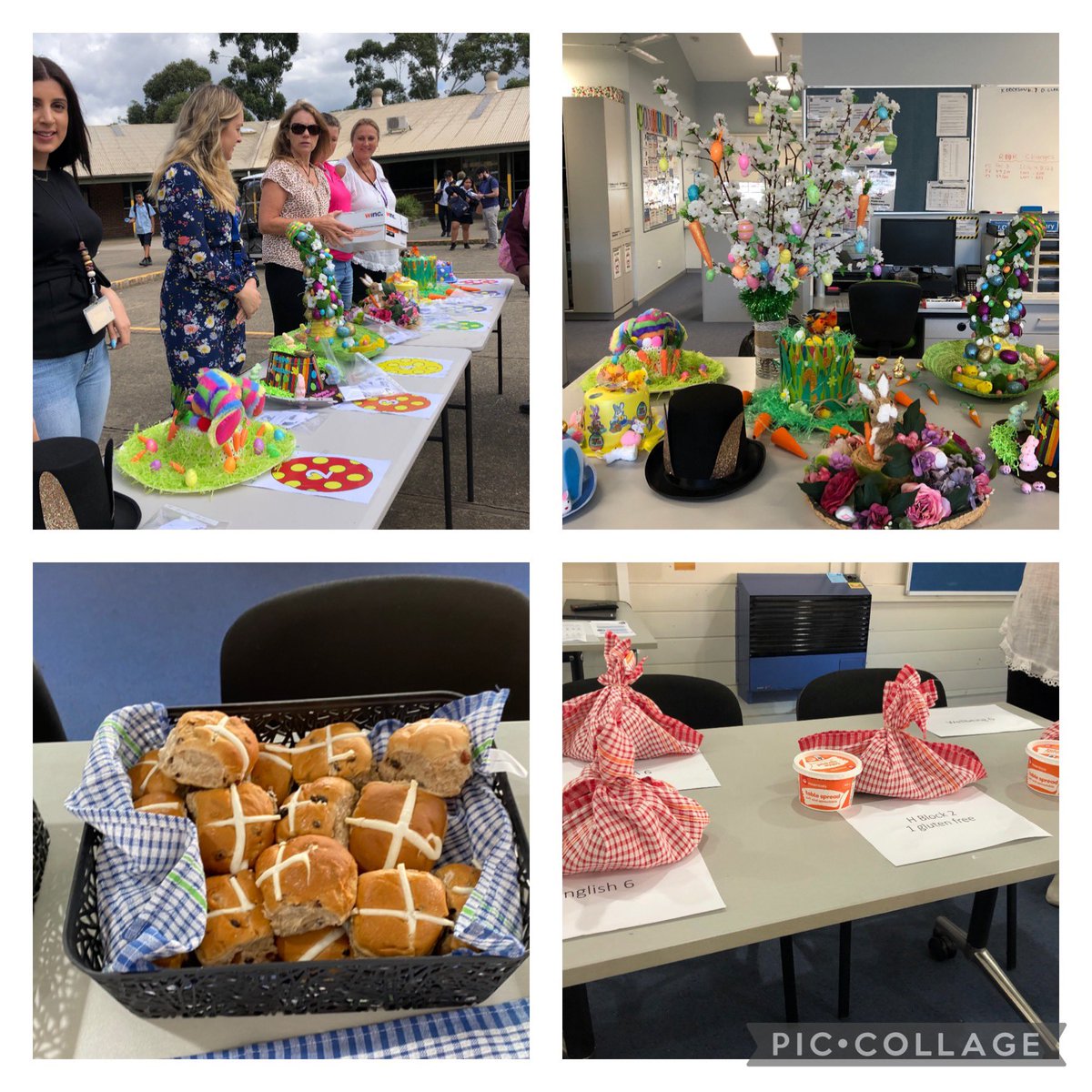 The magic of Easter came to Fairfield High today, with a surprise visit from the Easter Bunny. Our Ss &amp; staff were delighted to receive Easter treats and well wishes. Hot  X Buns &amp; a Faculty Easter hat competition were part of the celebrations.
<a href="/lisaporter555/">Lisa Porter</a> <a href="/CharlesBorgFHS/">Charles Borg</a>