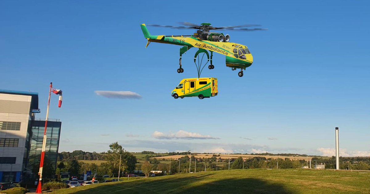 We are pleased to announce we are upgrading our helicopter later this year, replacing the Bell 429 with a S-64 Erickson Air-Crane. The S-64 will also lift our own WAA specially modified road ambulance to emergencies.
Find out more...bit.ly/2QXEvEg