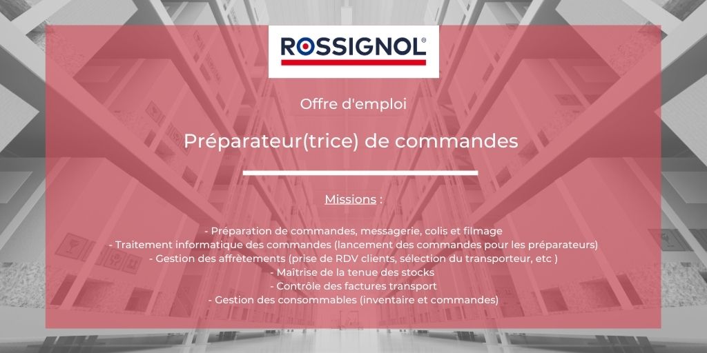 OFFRE D’EMPLOI 
Rossignol recherche un(e) Préparateur(trice) de Commandes pour un poste à pouvoir à Brée (53). 

Pour postuler, n’hésitez pas à nous contacter à l’adresse mail suivante : a.legeleux@rossignol.fr