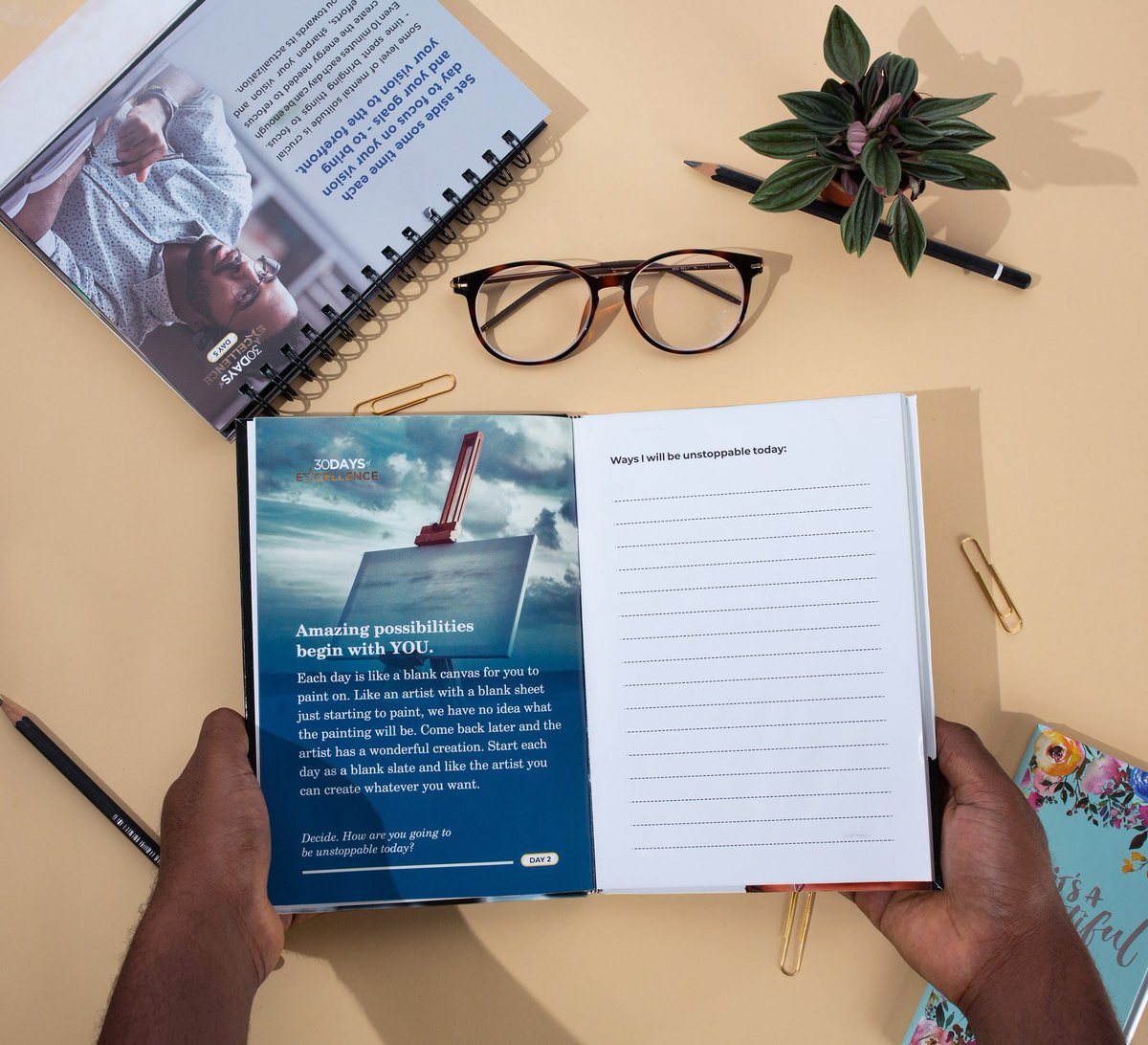jehimuan's tweet photo. New month, new opportunities. What will you write on the blank pages that April brings? Remember, amazing possibilities begin with YOU!
Click https://t.co/hCG5ZINsvp to get my book, #30DaysofExcellence and partner with it to achieve your goals. #NewMonth https://t.co/eQJiIFa6bs