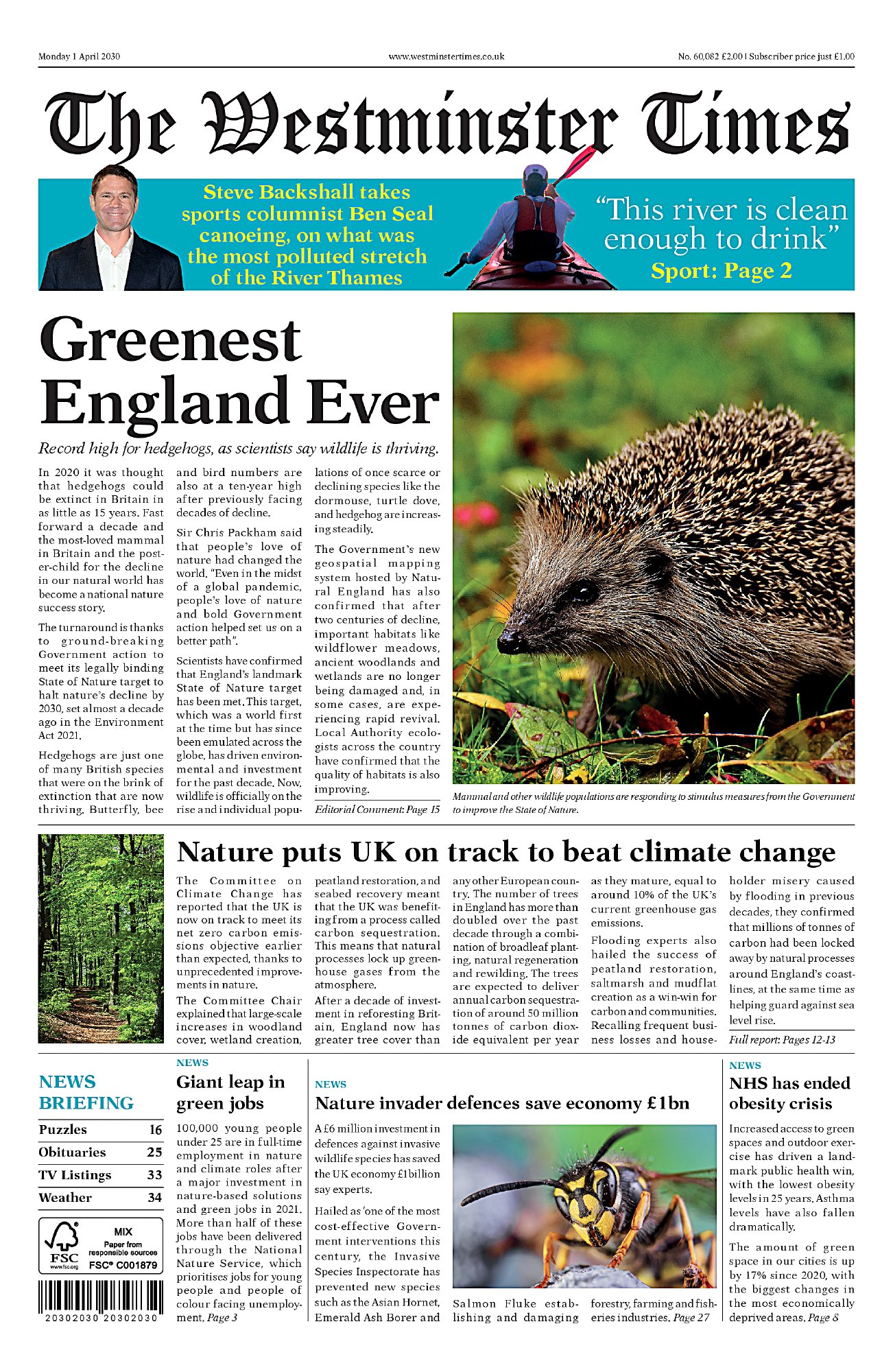 Online latest English News on Environment and Nature