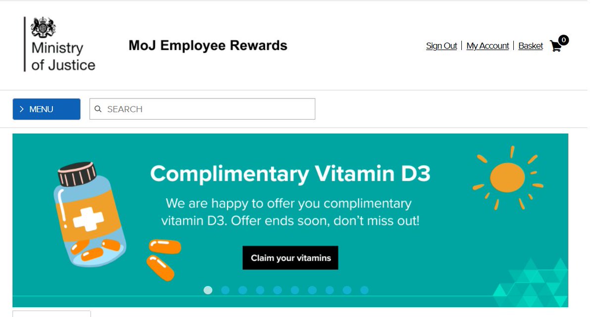 Calling all HMPPS staff @NPS_Mids - Free 90 day Vitamin D3 tablets for staff via the Employee Rewards website, dont miss out! #Wellbeing