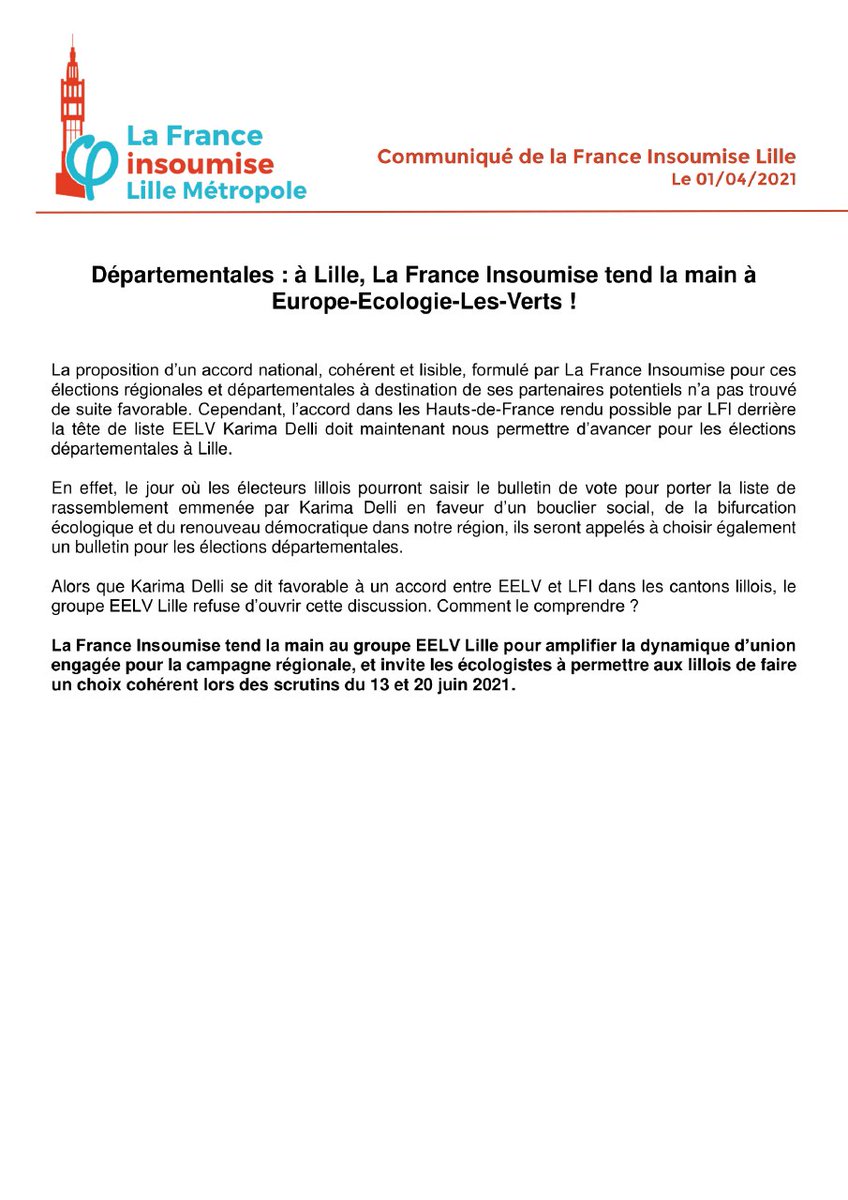 La France Insoumise - Lille tweet media