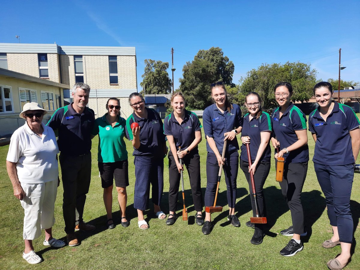 GCPPhysio's tweet photo. Thanks to Bordertown Croquet club for hosting our Physiotherapists this afternoon. We had a a smashing time and hope to be back again. https://t.co/AYaY3KZ1ET
