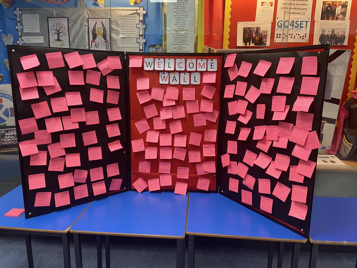 StPauls_RE's tweet photo. Donating our words this year instead of money for Lent..... #welcomewall #kindness https://t.co/NYetO4Y704