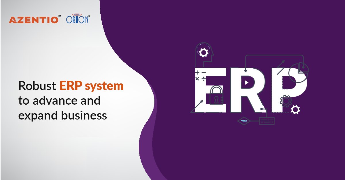 ORION™ ERP by Azentio Software helps businesses to increase #ROI with 360 degree visibility &amp; by streamlining organizational operations. A hybrid #ERP, it offers advanced technical solutions across multiple #industries. Click here to know more  bit.ly/2lTrQCI