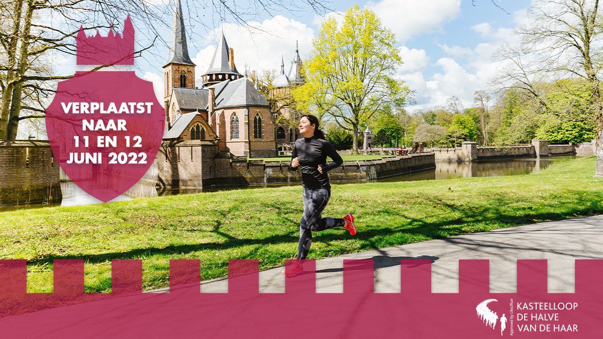 Door de aanhoudende onzekerheid rondom COVID-19 hebben we in nauw overleg met gemeente en partners besloten Kasteelloop De Halve van De Haar te verplaatsen naar 11 en 12 juni 2022. 

Lees meer 👉 bit.ly/hvdh-verplaats…