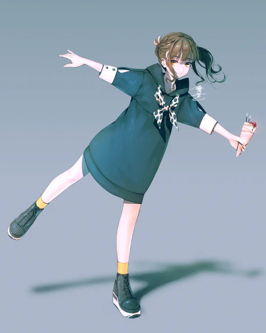 #今月描いた絵を晒そう 
3月のブーン?✈ 