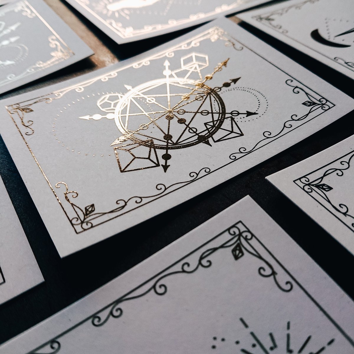 Decks have been reordered, plenty of cards in the shop already and soon there will be shiny A4 prints with the small card designs on as well! I thought it was overkill to have those designs on ALL THE THINGS, but people asked so you only have yourselves to blame. 😊✨