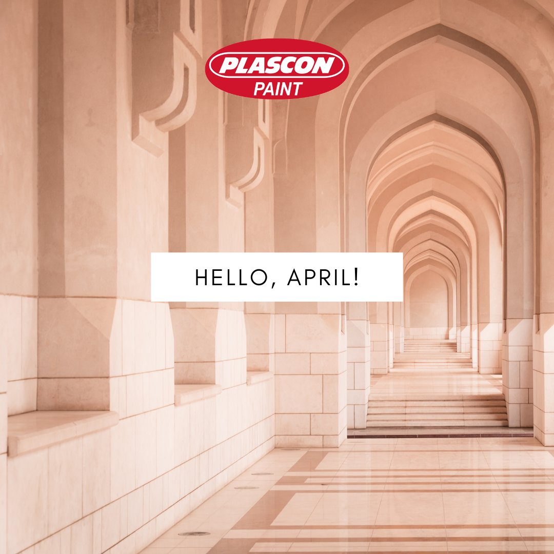 PlasconPaintNG's tweet photo. Happy New Month!
#PLASCONPAINT
#COLOURS
#APRIL
#2021 https://t.co/jAx7nCbUI9