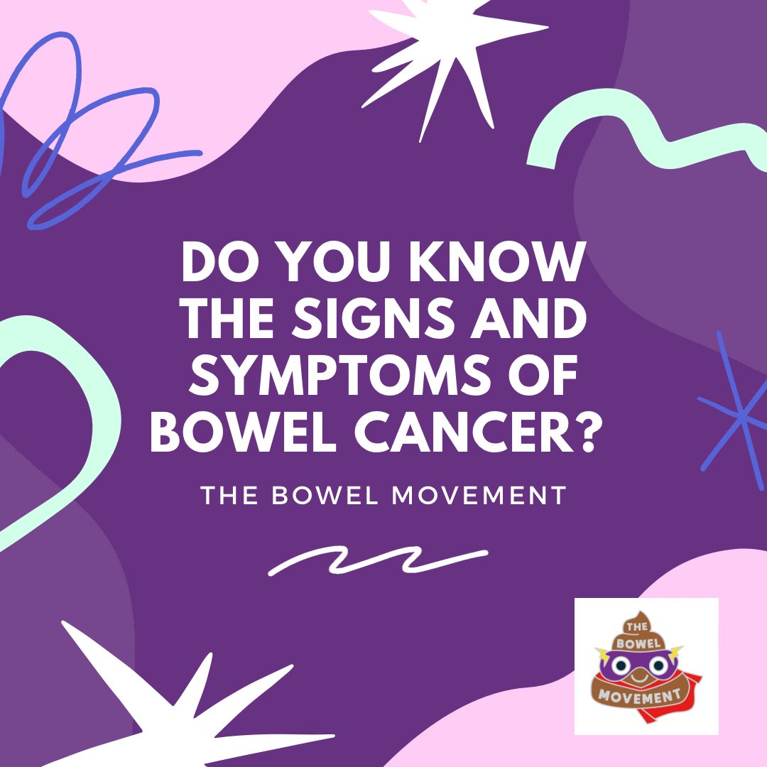 The_B_Movement's tweet photo. Today starts the beginning of #bowelcancerawarenessmonth 💟 @bowelcanceruk released findings which show that 42% of us are unaware of the signs of bowel cancer! Help us spread the word and together we can help promote early detection and save lives 💛💜 https://t.co/E1ig4n2rgi
