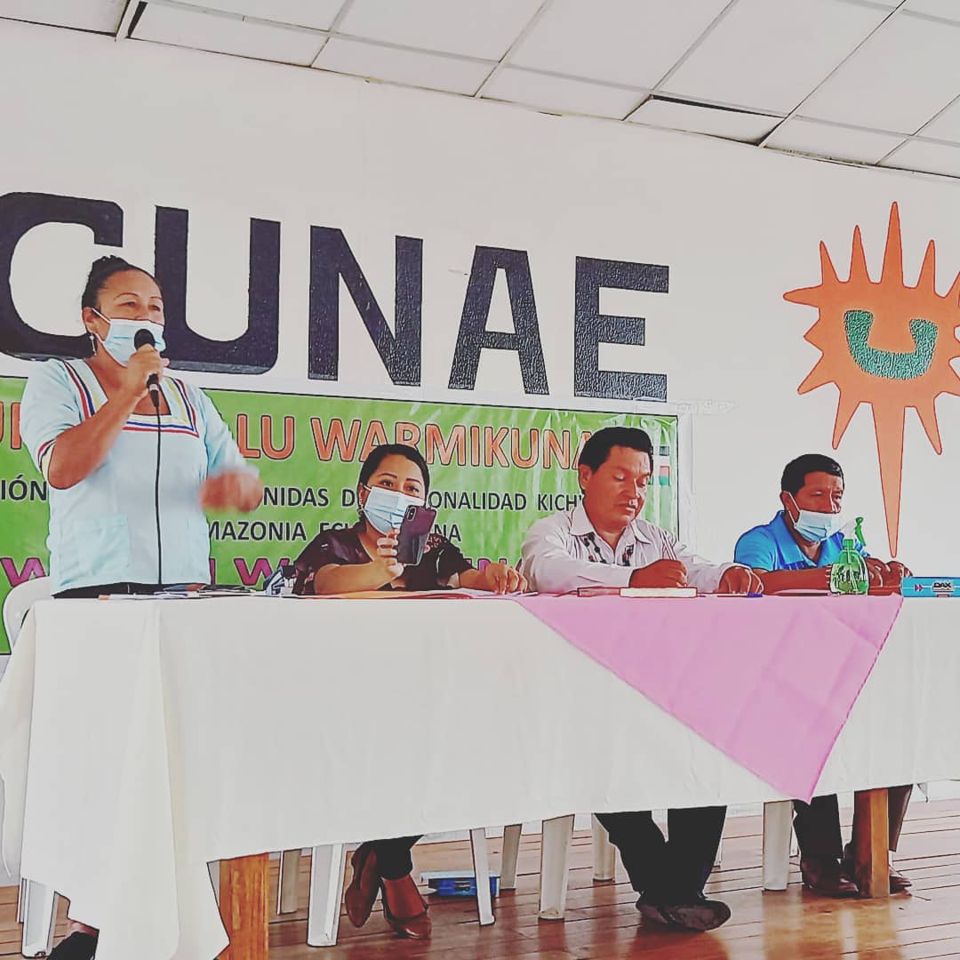 lucyaida's tweet photo. Organización de Mujeres Fcunae Unidas #OMFU, en su Primer Encuentro por la lucha de nuestros derechos, erradicación y prevención de la violencia intrafamiliar y de género y la NO contaminación del medio ambiente🍃🌺. #SinchiWarmi #CompartiendoExperiencias https://t.co/5DCWA0v7sh