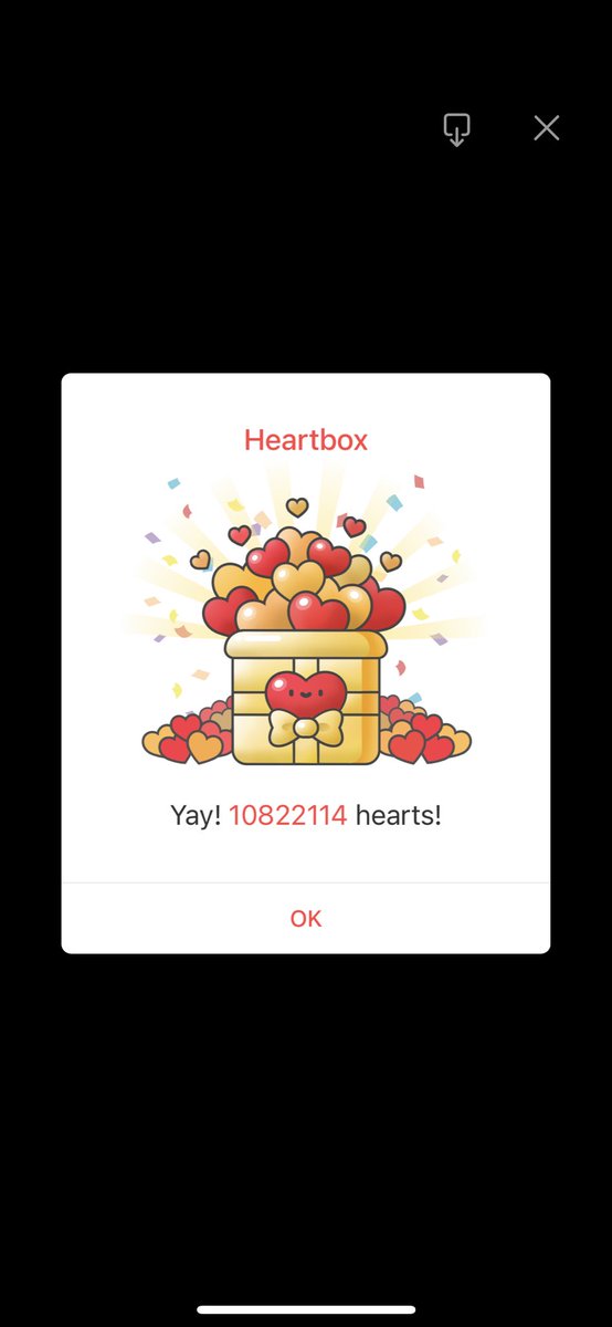 onlyyeaji's tweet photo. Is this possible? I’m so happy yet shock. I clicked “ok” but the amount of ❤️ i have is still the same😭💔 WHY!!? #choaedol #everheart #dailyheart https://t.co/0ShVMOWcnT