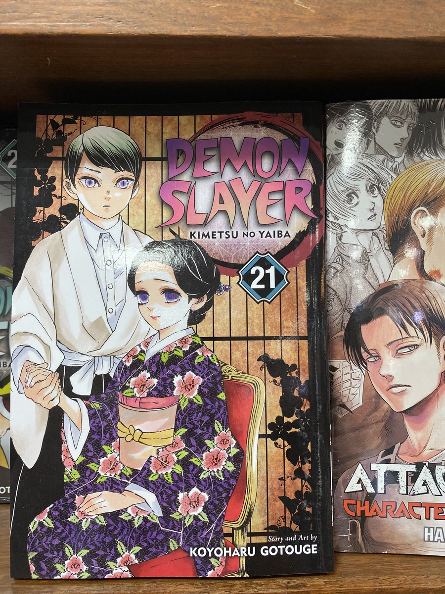 HoneyWhan's tweet photo. DemonSlayer เล่ม 21 ภาษาอังกฤษ #DemonSlayer21 ต้องกลับไปดูซีรี่ย์แล้วววว https://t.co/rA2ejWrrxw