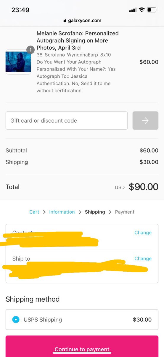 jessica_dube19's tweet photo. Why shipping gotta be so expensive ๐ซ๐ฉas if the price being in USD wasnโt already enough #CanadianProblem #WynonnaEarp #LetsWaitForEhConThen https://t.co/TJzGKVWIwh