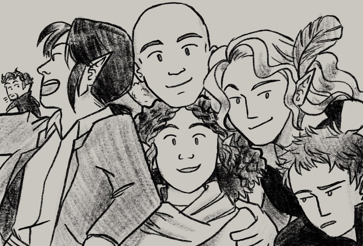 Feeling extra emotional tonight about these weebs and how their campaign is still running strong a year later ✨ #dnd