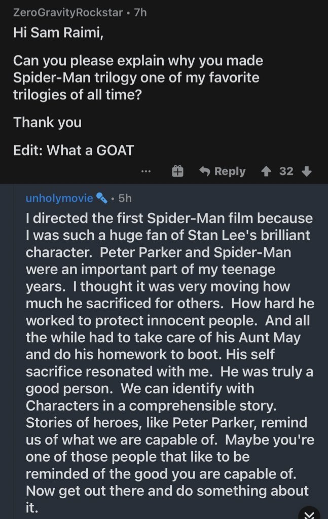 screentime's tweet photo. Sam Raimi opens up on why he made his Spider-Man trilogy 🕷 https://t.co/u4juhpLFjC
