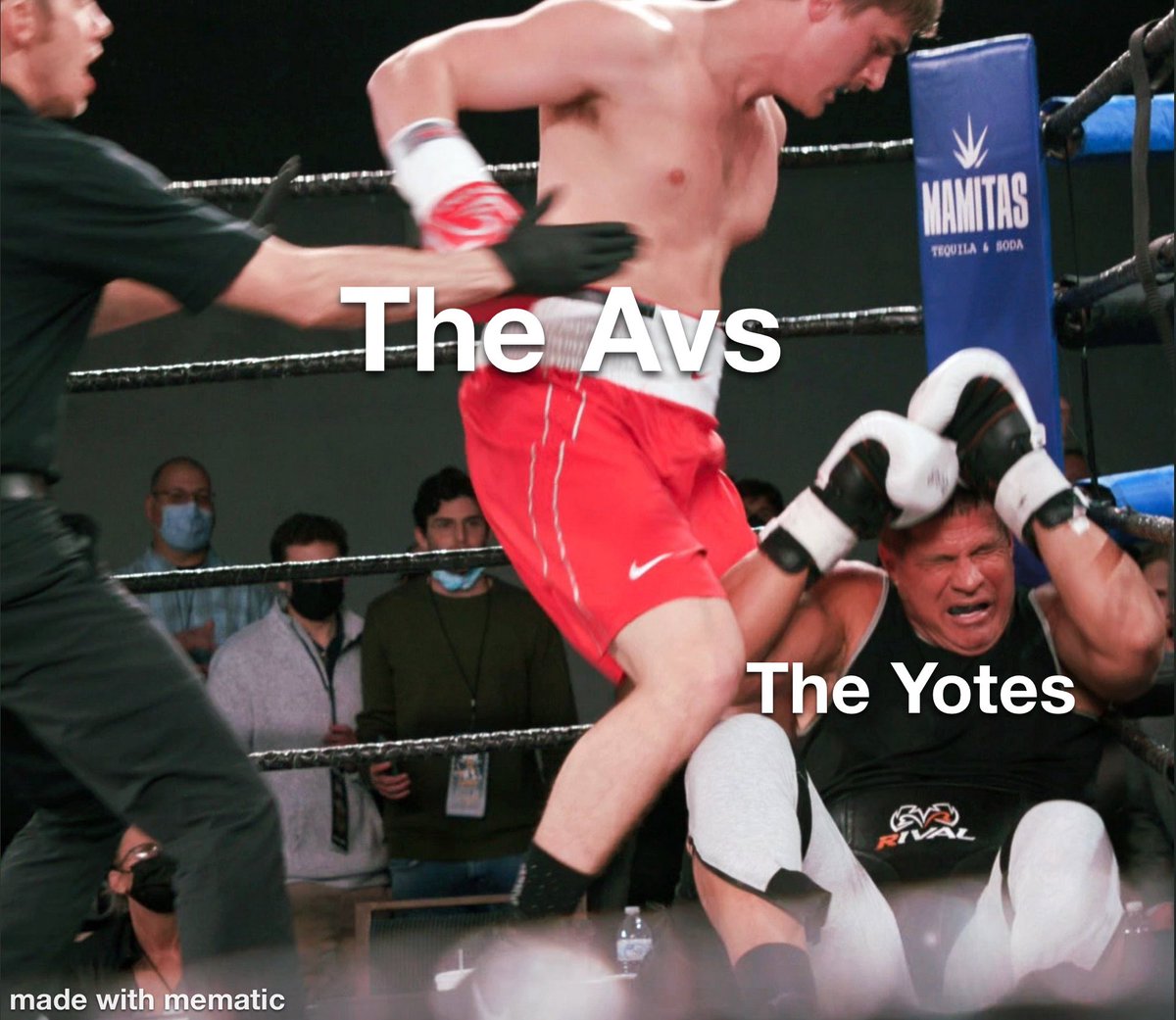 YaksBurner's tweet photo. Tonight in a nutshell: 
#GoAvsGo https://t.co/mMtdmd0aJB