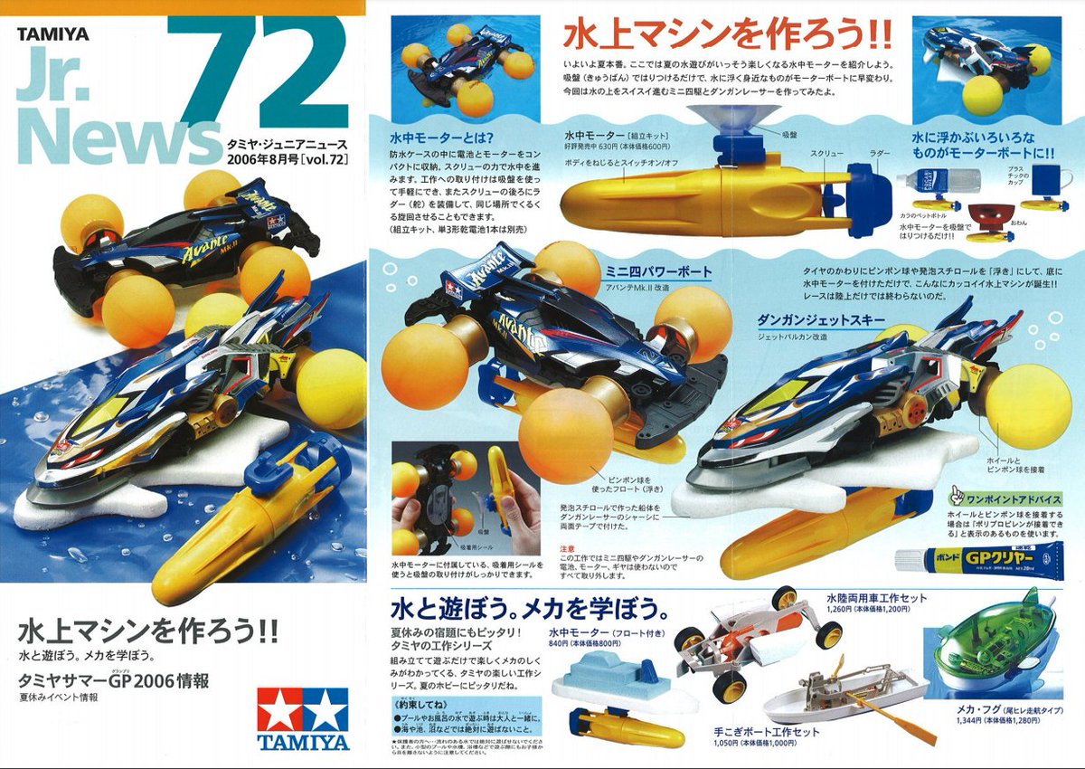 Jrニュース振り返り】過去に発行された『タミヤ・ジュニアニュース』の 