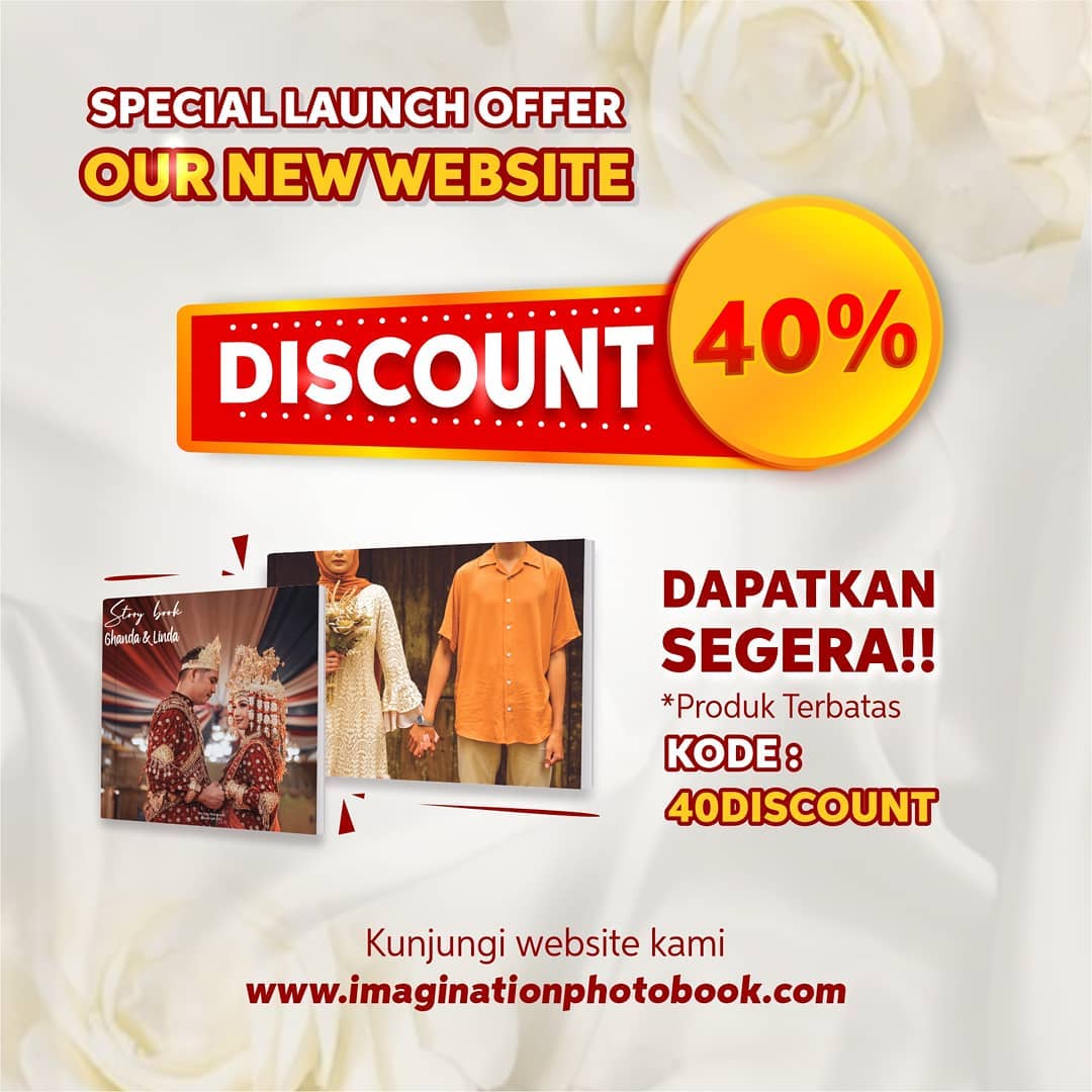 ImaginationID's tweet photo. SPESIAL LAUNCH NEW WEBSITE💥

DISKON 40% FOR ALL PRODUCT (MAGAZINE,PHOTOBOOK dan PHOTOALBUM)

Yuk, dapatkan segera✨
https://t.co/QnSlaxIlBI

#photobook #photoalbum #albumfoto #cetakalbumfoto #magazine #promophotobook https://t.co/TsI2wBRPqv