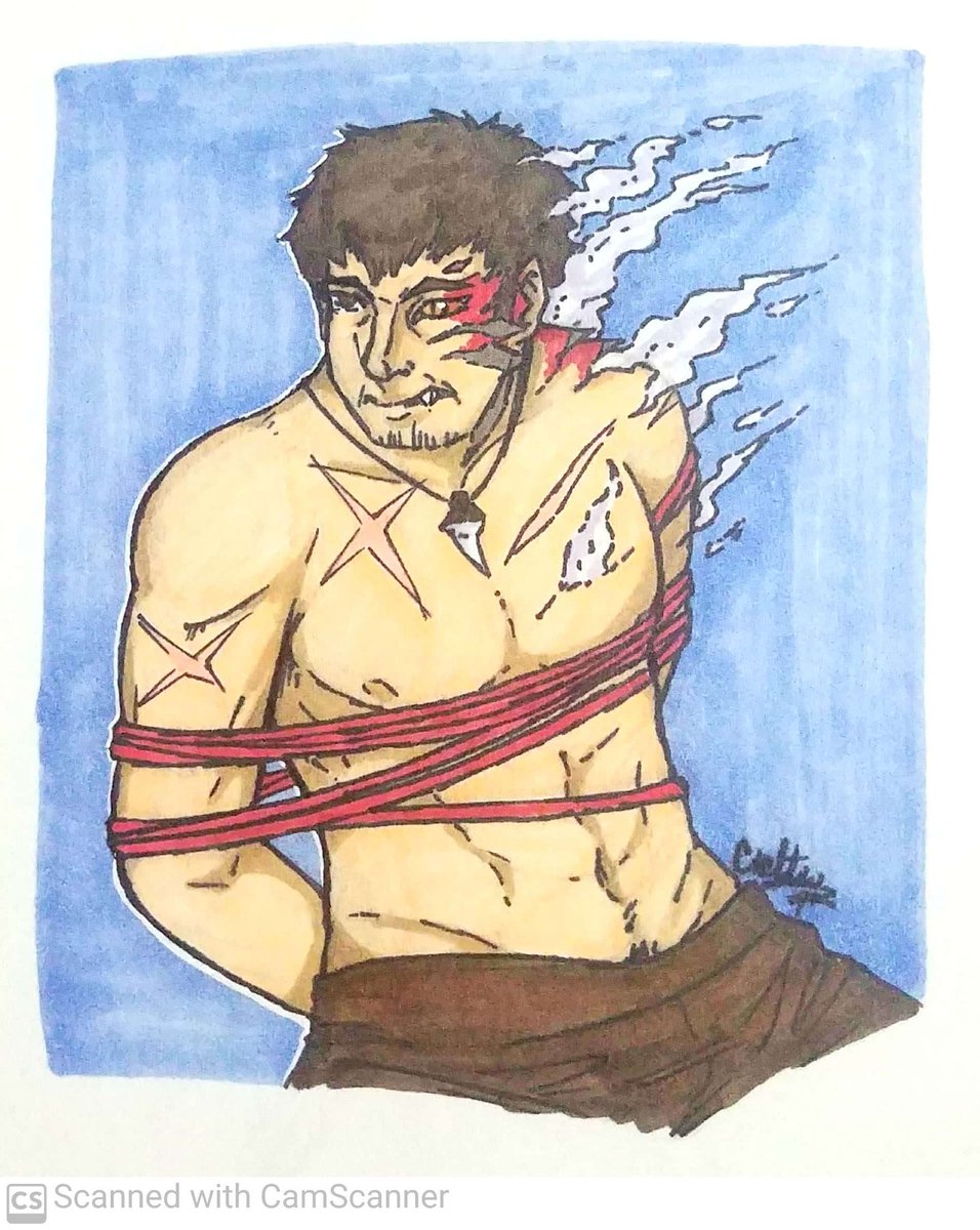 WolfXFox22's tweet photo. Just finished binging #DOTAdragonsblood yesterday and my mind went wild about Davion... I blame Kaden. 

#DavionDragonKnight #Dota2 #DotaFanart #myart #alcoholmarkers https://t.co/E2E8fTQdew