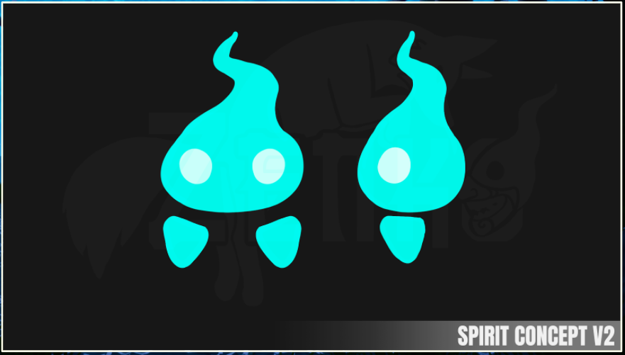 ZenkoTale's tweet photo. The spirits of Zenko: A Fox's Tale are unassuming, though powerful. Their bright color and ethereal glow imply their playful, whimsical nature. Stay tuned for a status update, which will include a first look at these characters! #IndieGameDev #indiegames #videogames https://t.co/14HtmieHla
