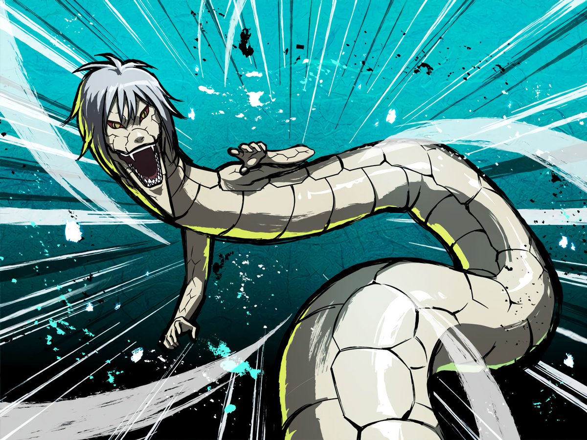 Naruto x Boruto Ninja Tribes UPDATE Kabuto Yakushi (Snake Cloak) #忍トラ, image size:1200x900