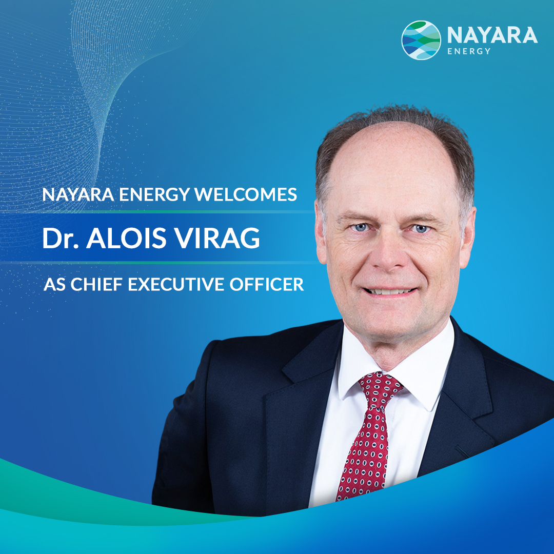 We are thrilled to welcome our new CEO, Dr Alois Virag, on his first day on the job! We look forward to the vast experience and breadth of leadership that he brings to Nayara Energy.
#NewCeo #NayaraEnergy