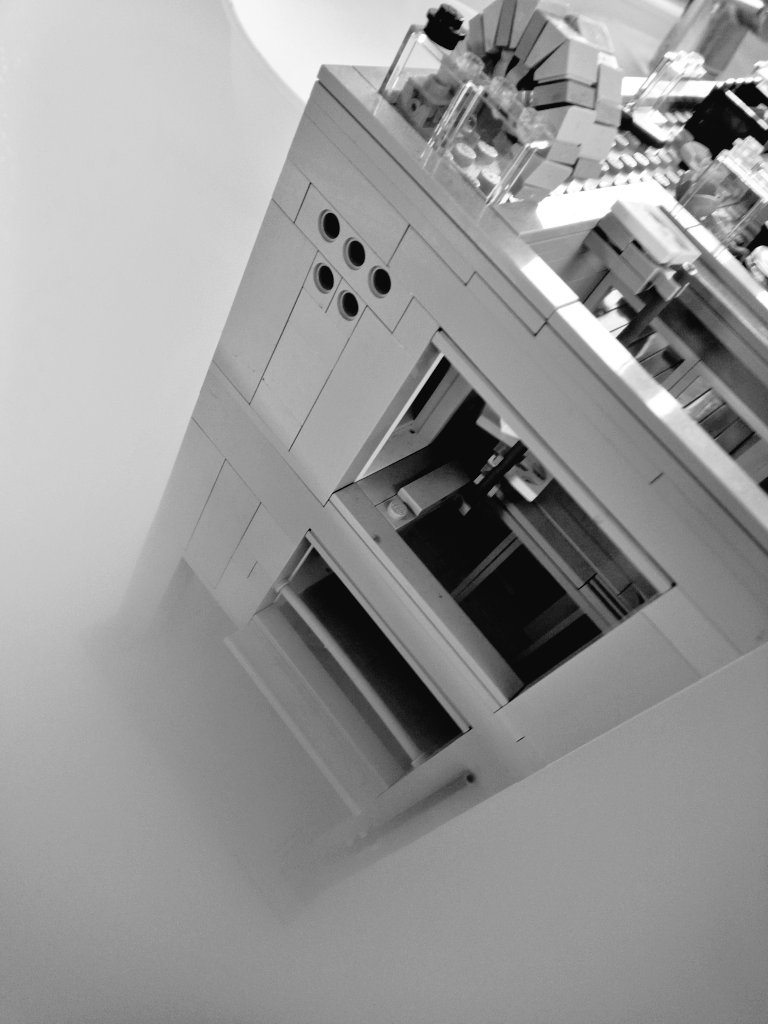 grenouille62778's tweet image. シグハウスをフォグハウスにしてみた　#LEGO #MOC #palsystem　#屋上ピザ窯　#CO2