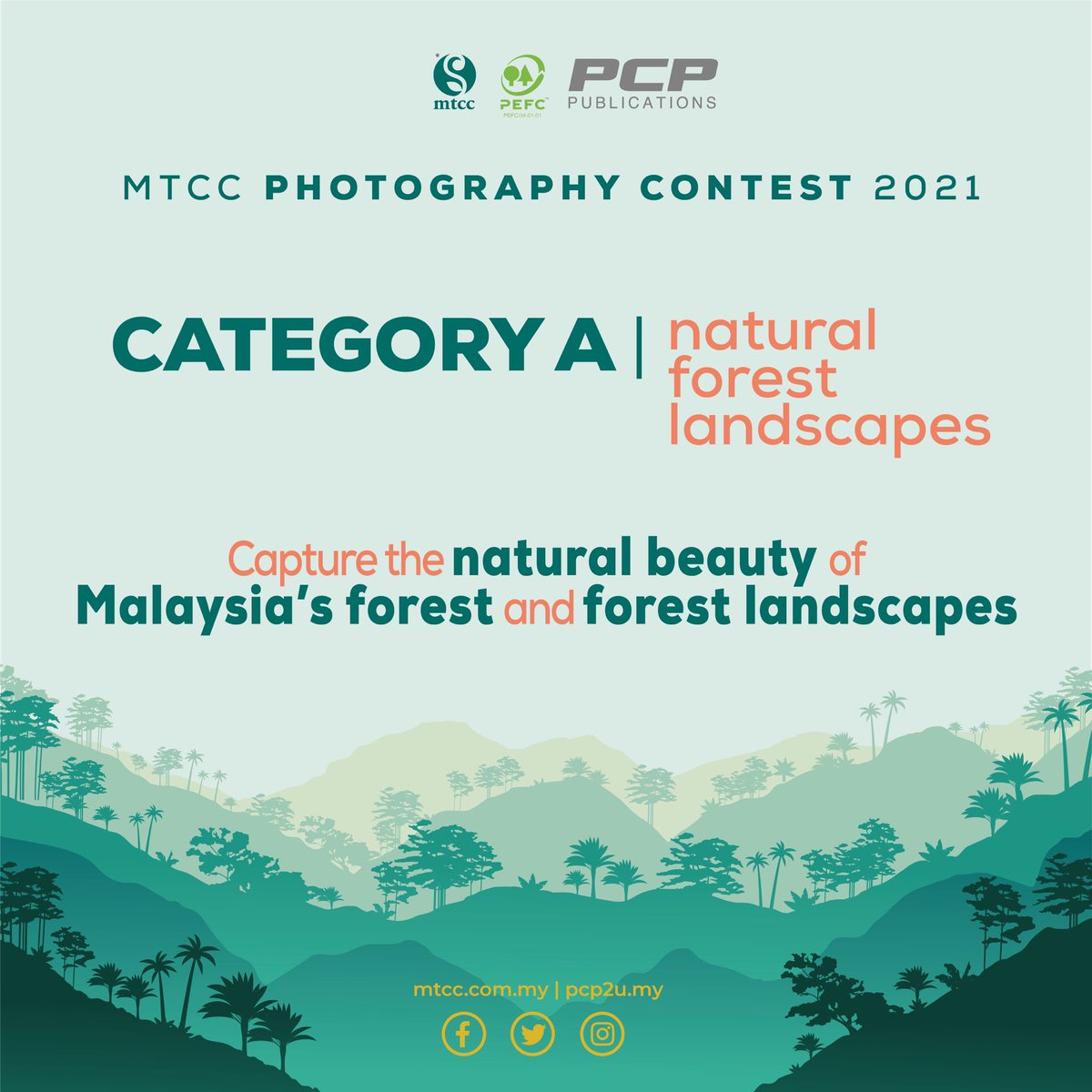 MTCC_My's tweet photo. MTCC Photography Contest 2021 comprises of 3 photo categories and 1 video category. Click here (https://t.co/Uoy1V4BlbG) to download the Rules &amp; Regulations and Contest Form. Participants can also refer to the further elaboration of each categories provided in the form! https://t.co/uQPZvkMwcZ
