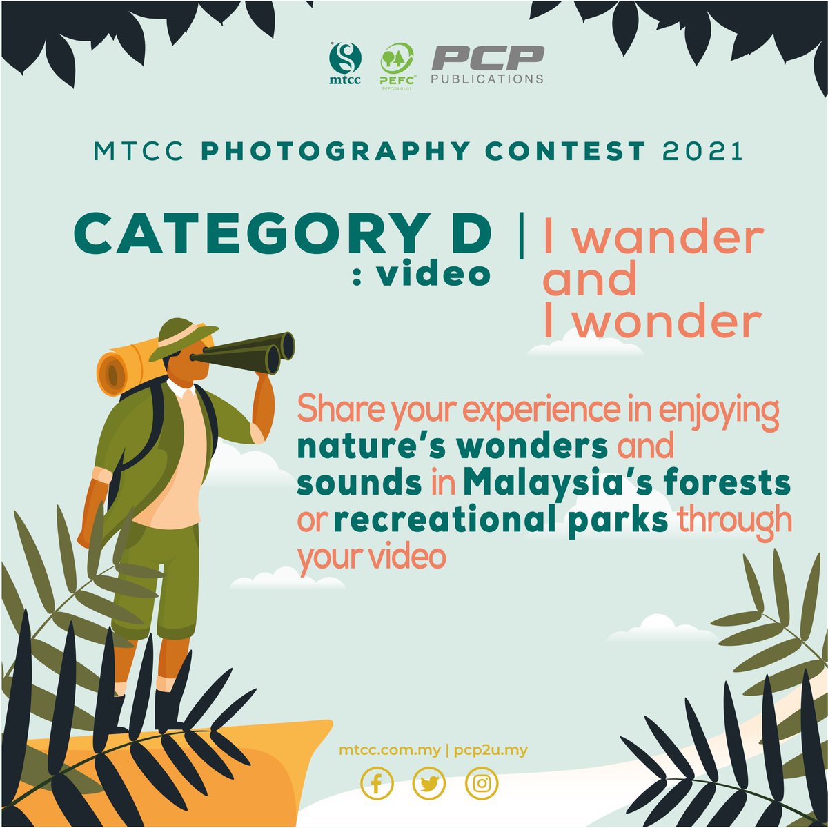 MTCC_My's tweet photo. MTCC Photography Contest 2021 comprises of 3 photo categories and 1 video category. Click here (https://t.co/Uoy1V4BlbG) to download the Rules &amp; Regulations and Contest Form. Participants can also refer to the further elaboration of each categories provided in the form! https://t.co/uQPZvkMwcZ