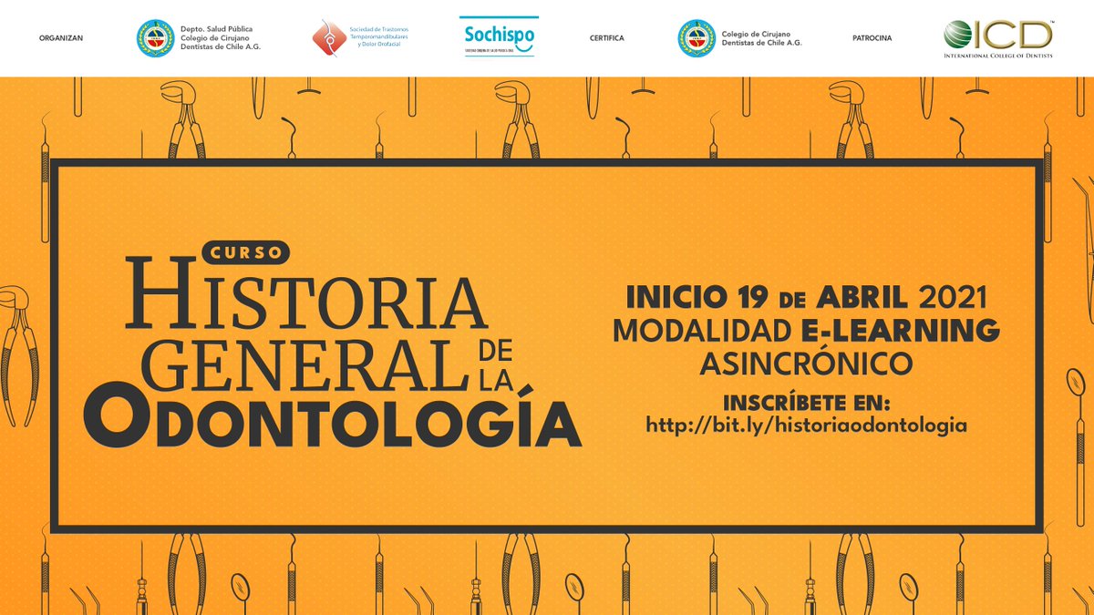 STtmydof's tweet photo. IMPERDIBLE

Valores
GRATIS: Colegiados al día e integrantes de la Sociedad de TTM y DOF y Sochispo.

$15.000 * No colegiados.

$5.000 *Estudiantes pre y post grado

Más información 👉 https://t.co/nz0yAuR7QC https://t.co/XkGCipRrBH