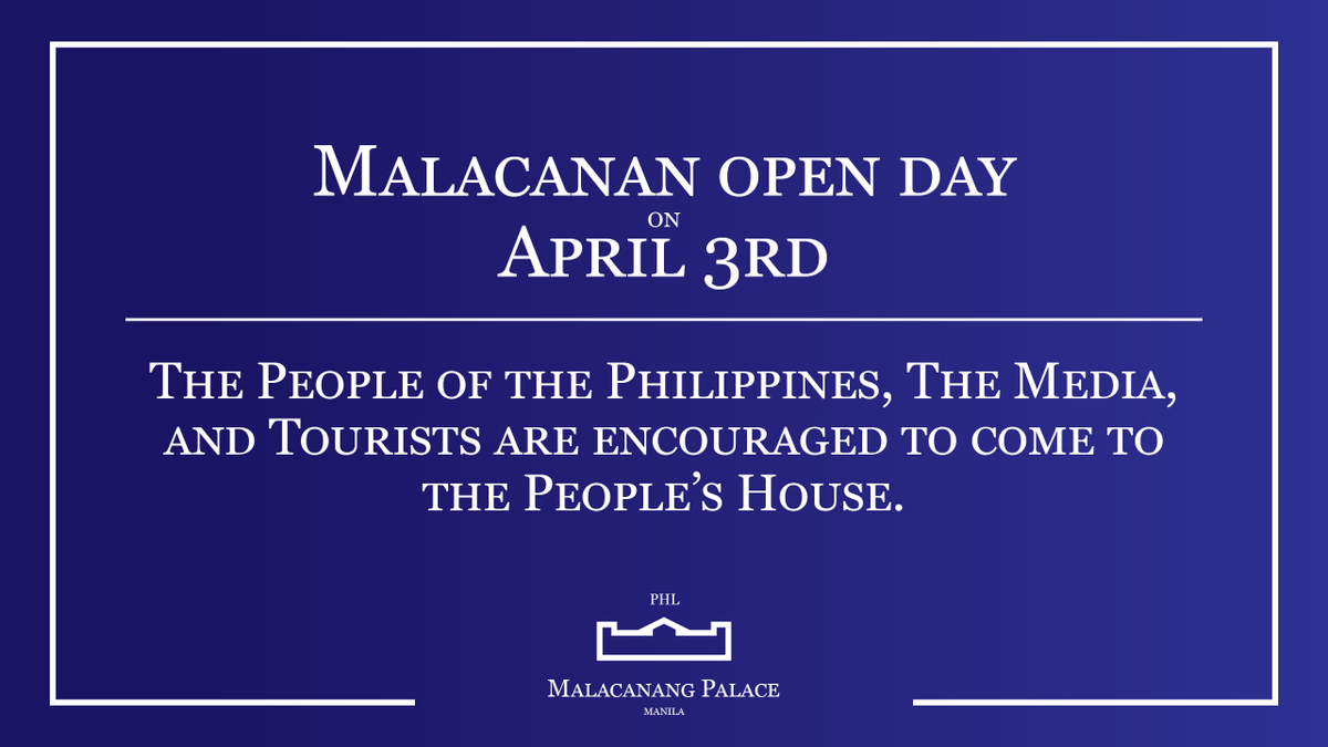 Malacañang Palace (PHL) tweet media
