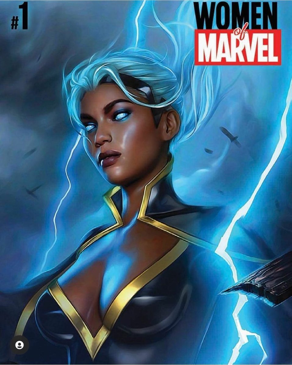 Good Morning Twitter 
#Storm variant by Shannon Maer for #womanofmarvel #1 for the comic mint